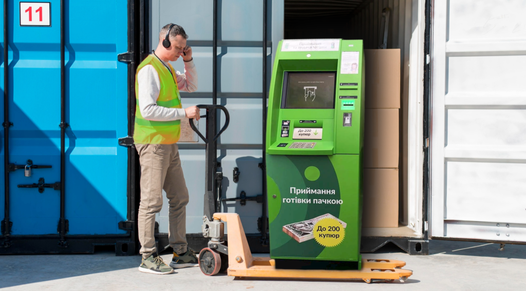 Банкомат на тележке